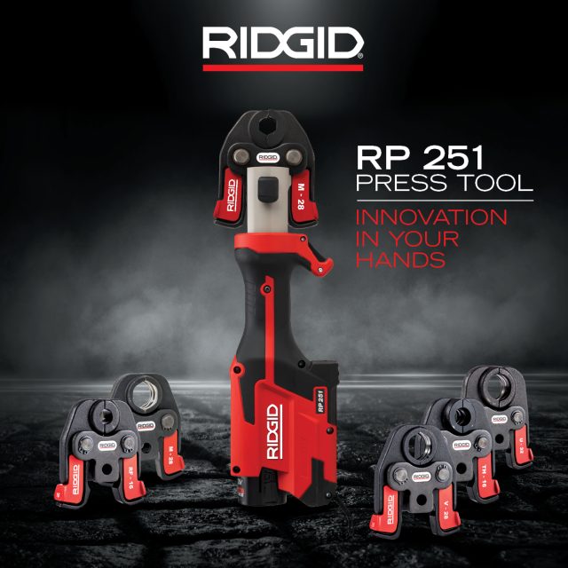 RIDGID Mini Lisovacie kliešte RP 251 + 3x čeľuste V15+22+28