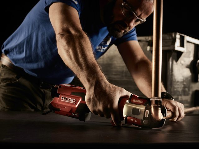 RIDGID Mini Lisovacie kliešte RP 251 + 3x čeľuste V15+22+28