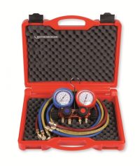 ROTHENBERGER 4-cestné ventilové sady (manometer + hadice)