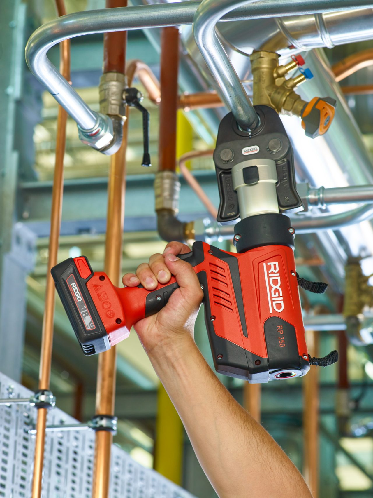 RIDGID lisovačka RP 350-B (AKU 18V)
