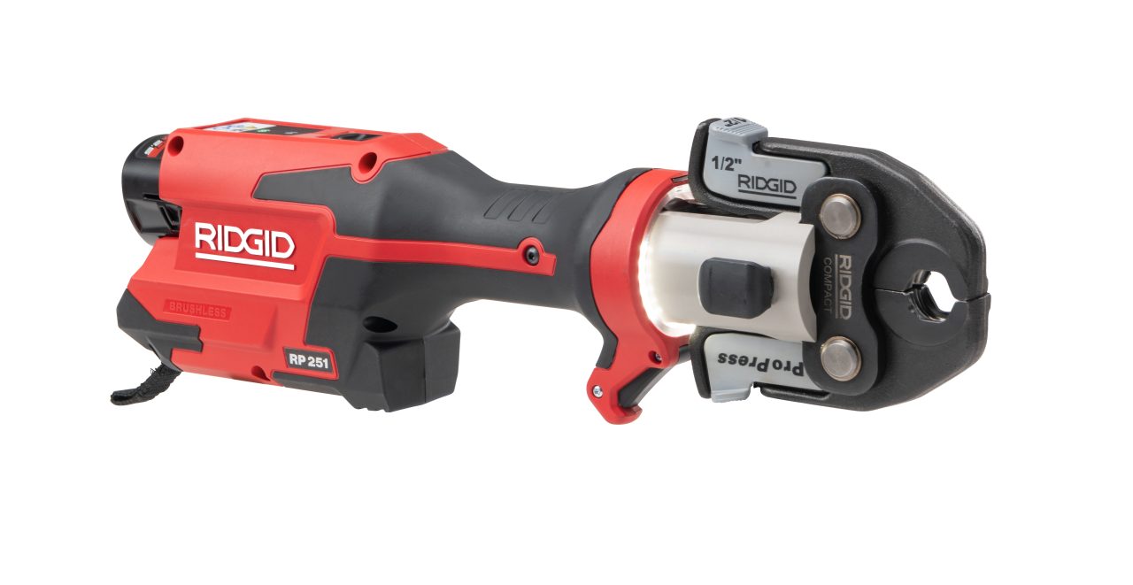 RIDGID Mini Lisovacie kliešte RP 251 + 3x čeľuste V15+22+28
