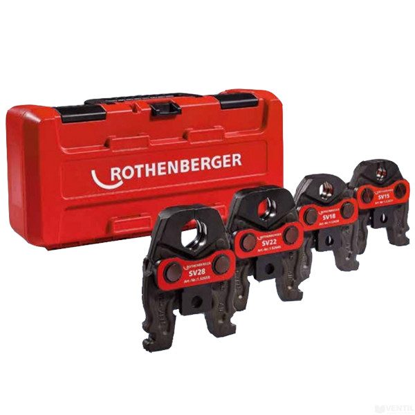 Rothenberger set 4 lisovacích čeľustí Compact (SV, M, TH, U, G)