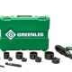 Greenlee Quick Draw 7804E ruční hydraulický děrovač + děrovací hlavy