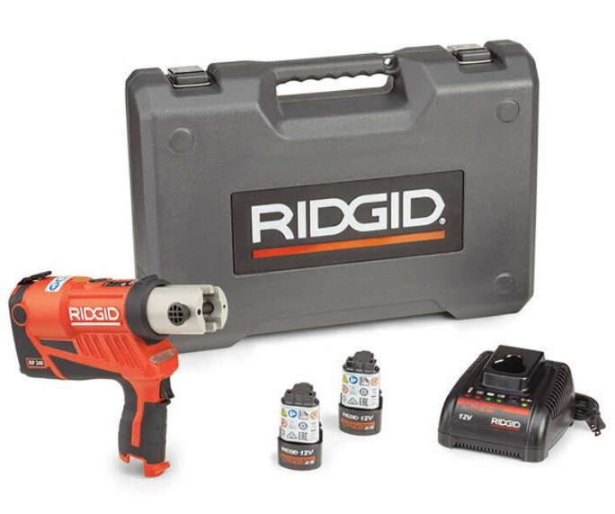 • PREDAJ UKONČENÝ • RIDGID Mini lisovačka Compact RP-240 (AKU 12V) + 3x čeluste