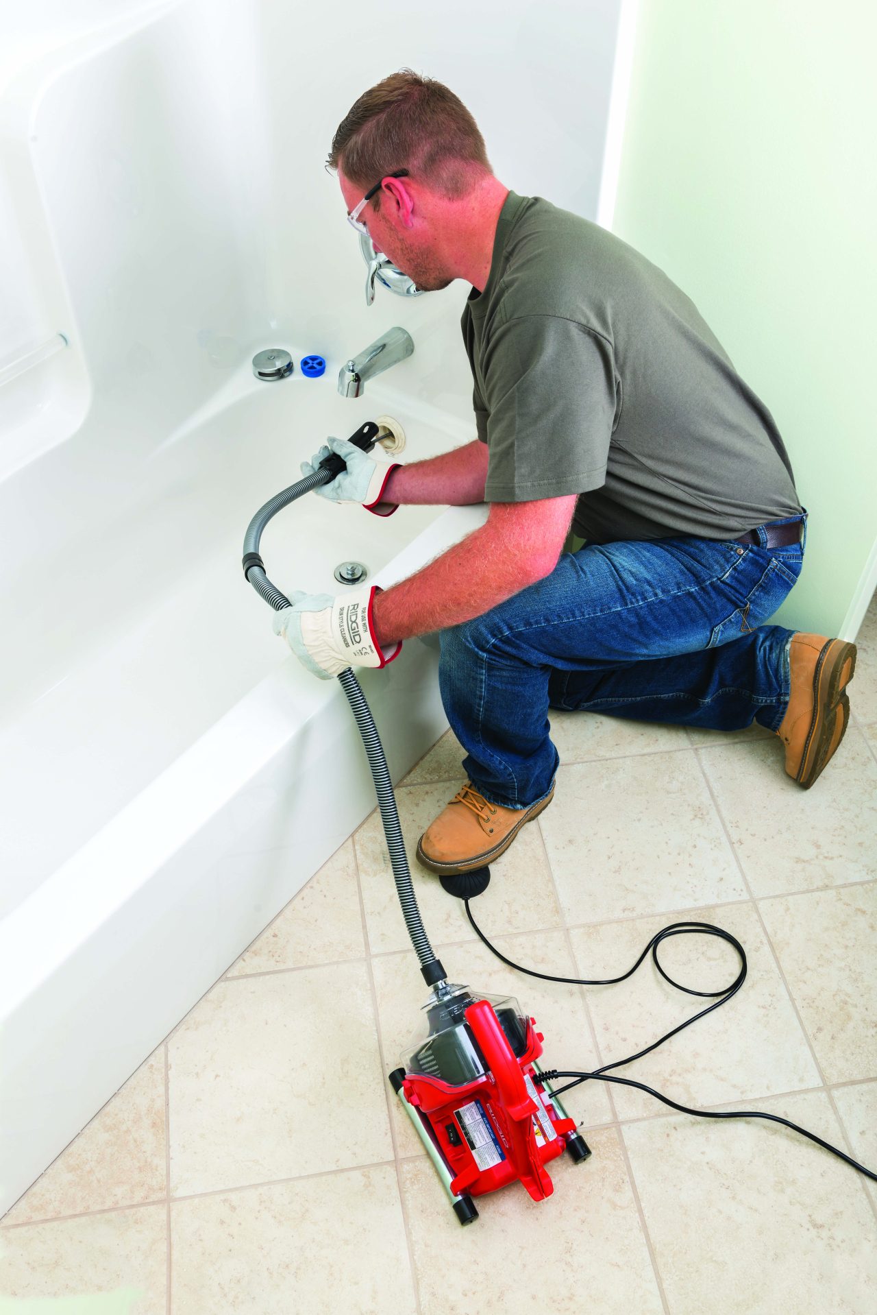 RIDGID PowerClear drezová čistička