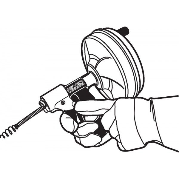 RIDGID POWER-SPIN+ Ručná čistička s autoposuvom špirály