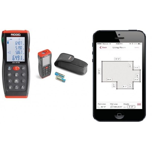 RIDGID micro LM 400 – Pokročilý laserový diaľkomer