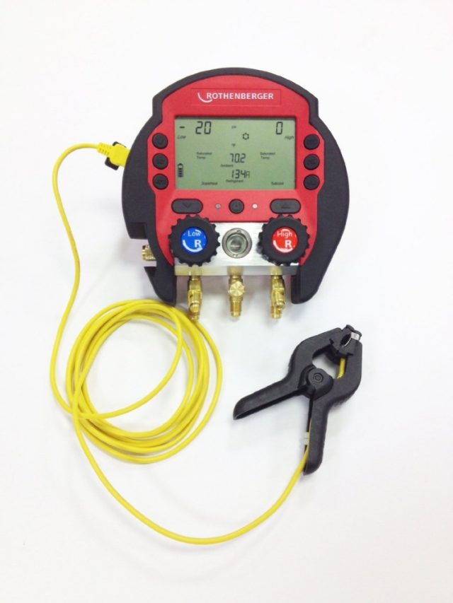 ROTHENBERGER ROCOOL 600 digitálny manometer s teplomerom