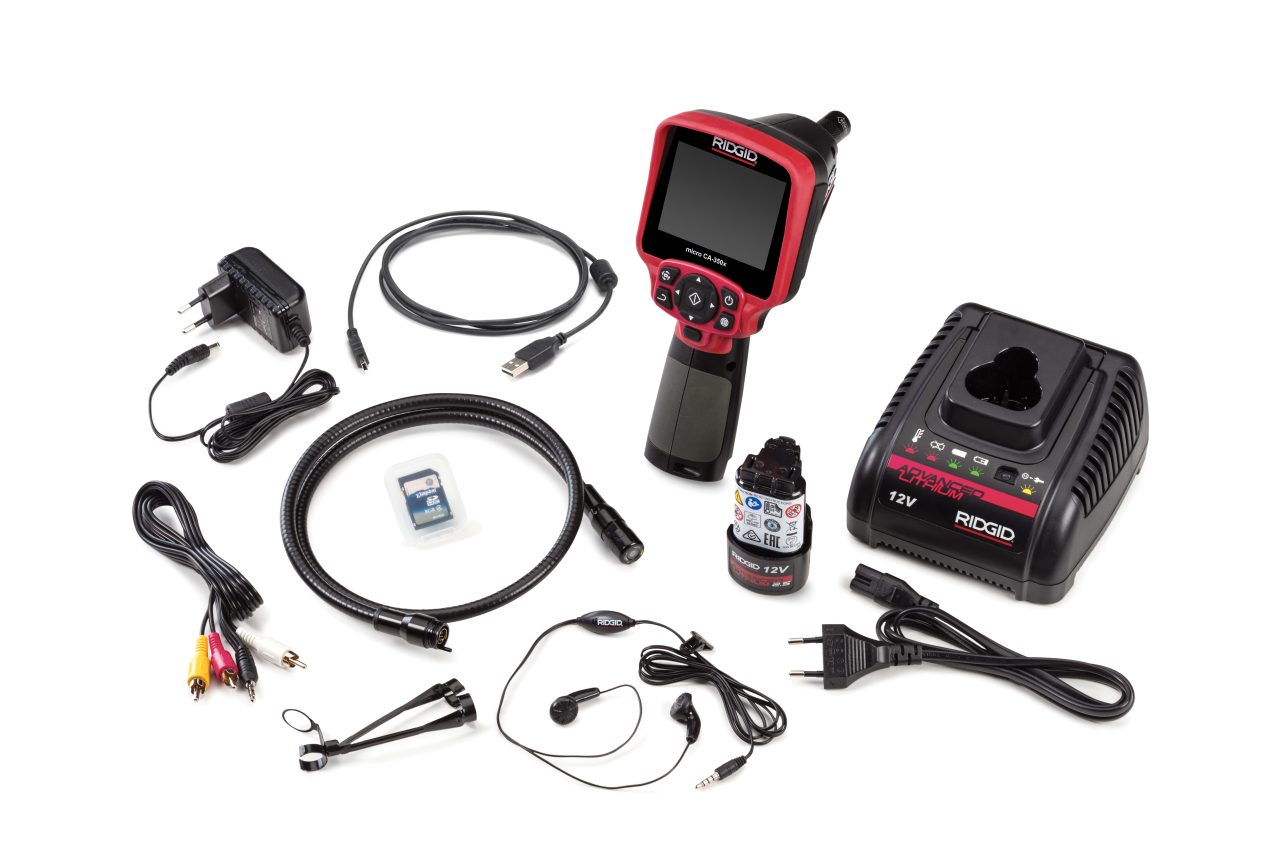 RIDGID CA-350x csővizsgáló kamera Wi-FI & Bluetooth
