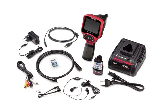 RIDGID CA-350x csővizsgáló kamera Wi-FI & Bluetooth