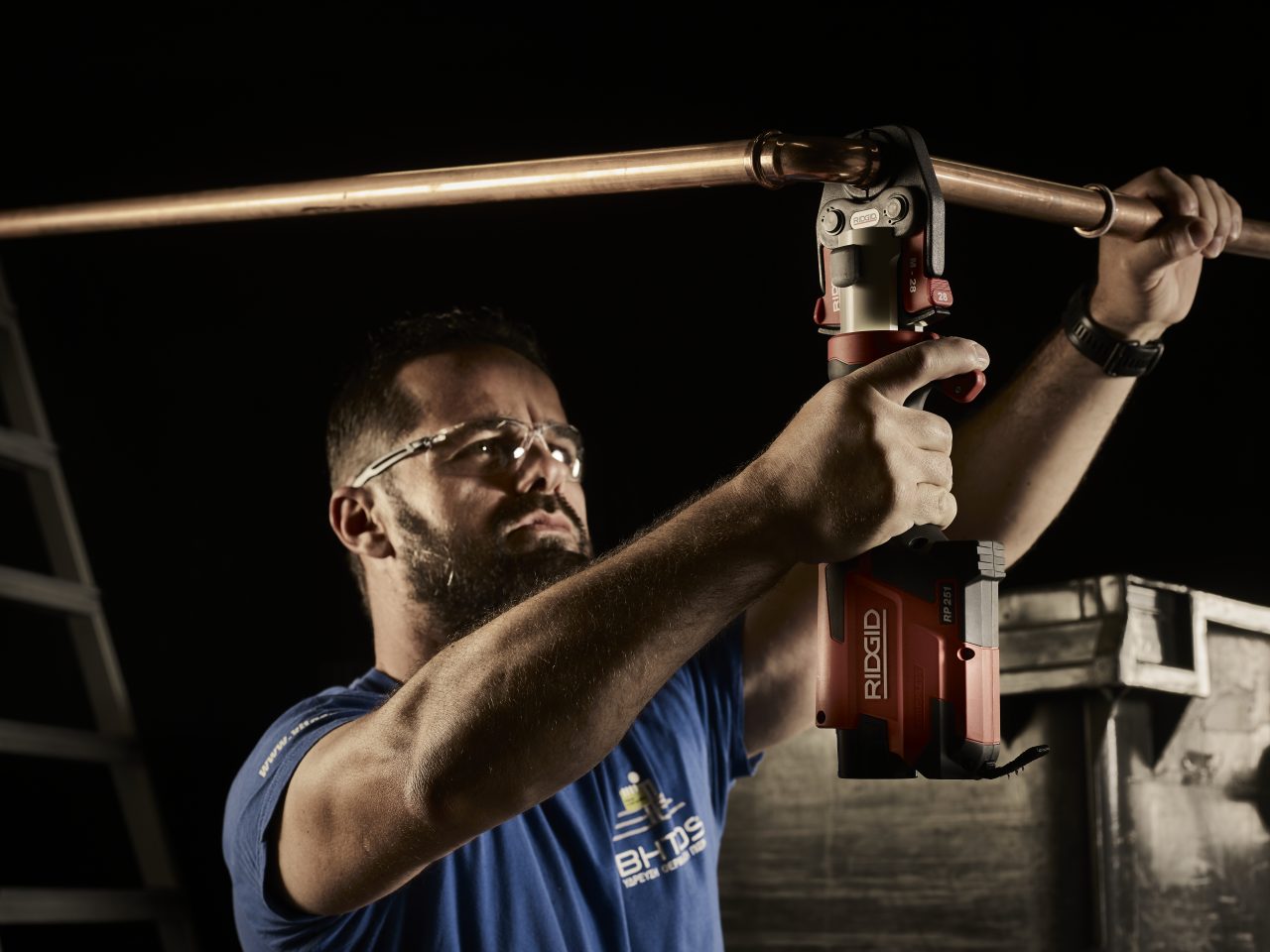 RIDGID Mini Lisovacie kliešte RP 251 + 3x čeľuste V15+22+28