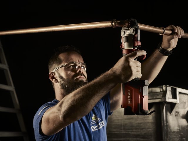 RIDGID Mini Lisovacie kliešte RP 251 + 3x čeľuste V15+22+28