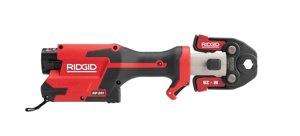 RIDGID Mini Lisovacie kliešte RP 251 + 3x čeľuste V15+22+28