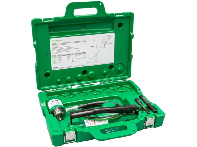 Klauke hydraulický děrovač s ruční pumpou