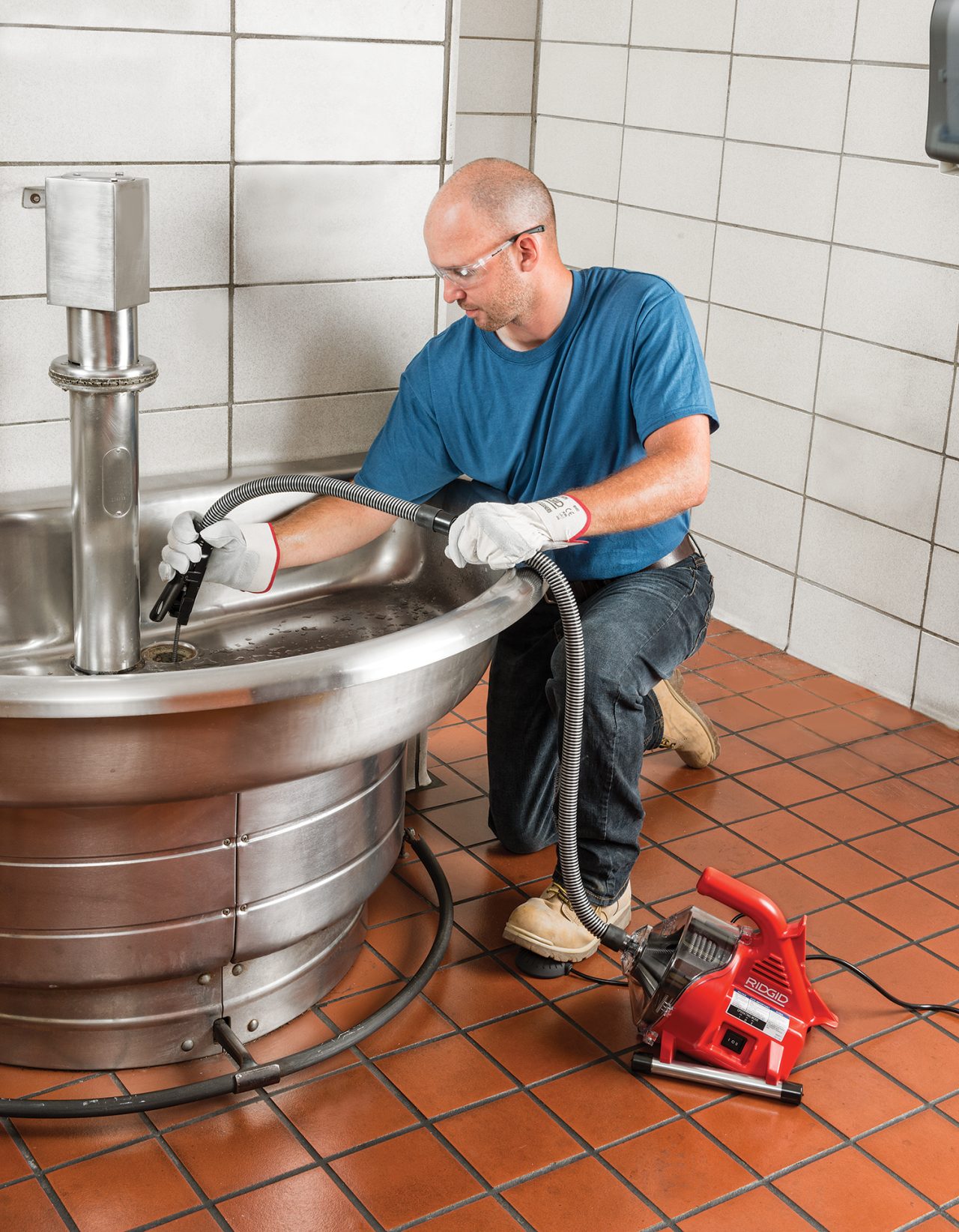 RIDGID PowerClear drezová čistička