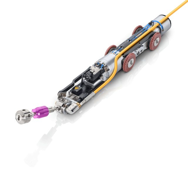 IBAK MicroGator 150 - Elektrická vozíková fréza od DN 150