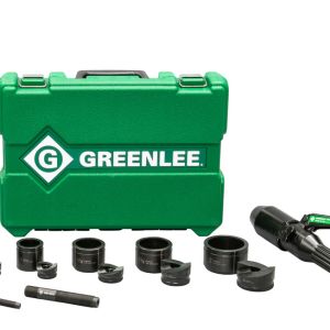 Greenlee Quick Draw 7804E ručný hydraulický dierovač + dierovacie hlavy PG 9-21