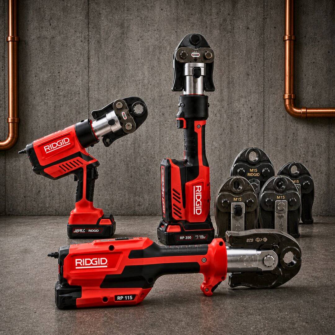 Teraz lisujeme aj ceny: radiálne lisovačky RIDGID so zľavou až –15 %