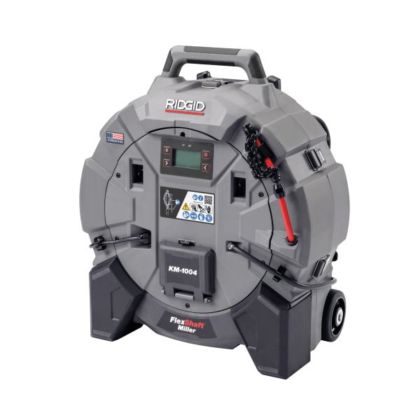 RIDGID FlexShaft KM-1004 reťazový omieľač na dôkladné čistenie stien potrubia