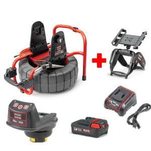 RIDGID SeeSnake Compact C40 kamera, CSx Via Wi-Fi modul, s 18 V batériou, nabíjačkou, HQx stojan