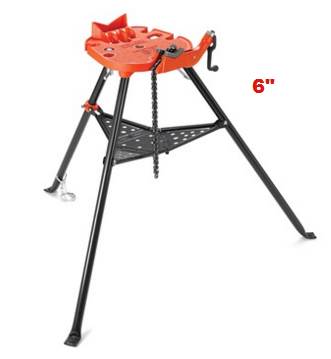 RIDGID Prenosný reťazový zverák TRISTAND do 6" 6-150mm, model 460-6, 19,4 kg