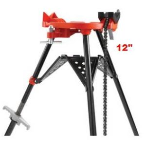 RIDGID Prenosný reťazový zverák TRISTAND do 12" 6-300mm, model 460-12, 27,6 kg