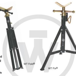 WeldTech TriStand stojan so skladacou konštrukciou - model WT Fold + hlava v tvare V